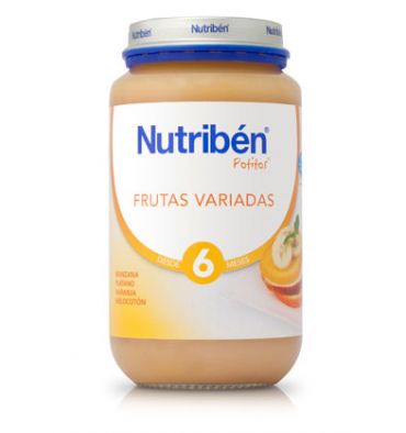 Nutrib&eacute;n potitos frutas variadas 250g 