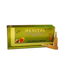 Revital Ginseng Jalea Real Vitamina C 20 Ampollas 10 cc