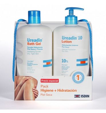 ISDIN Ureadin Syndet Gel Hidratante y Loci&oacute;n Hidratacion Duplo 1000 ml + 1000 ml
