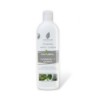 Sanasur Champú Anti-caida Natural ginseng y quina 500 ml Sanasur Champú Anti-caida Natural ginseng y quina 500 ml